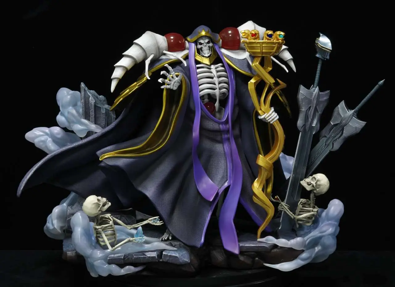 Statue Overlord ainz ooal gown